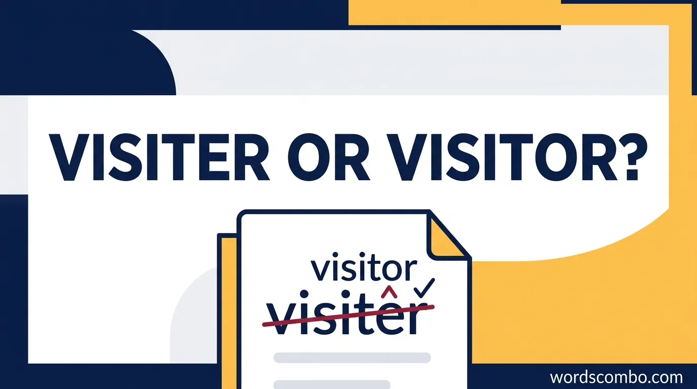 visiter or visitor