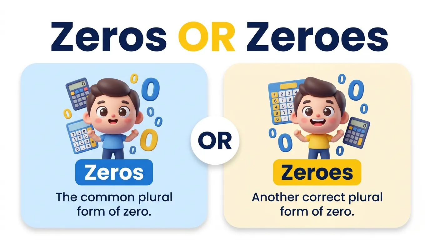 zeros or zeroes