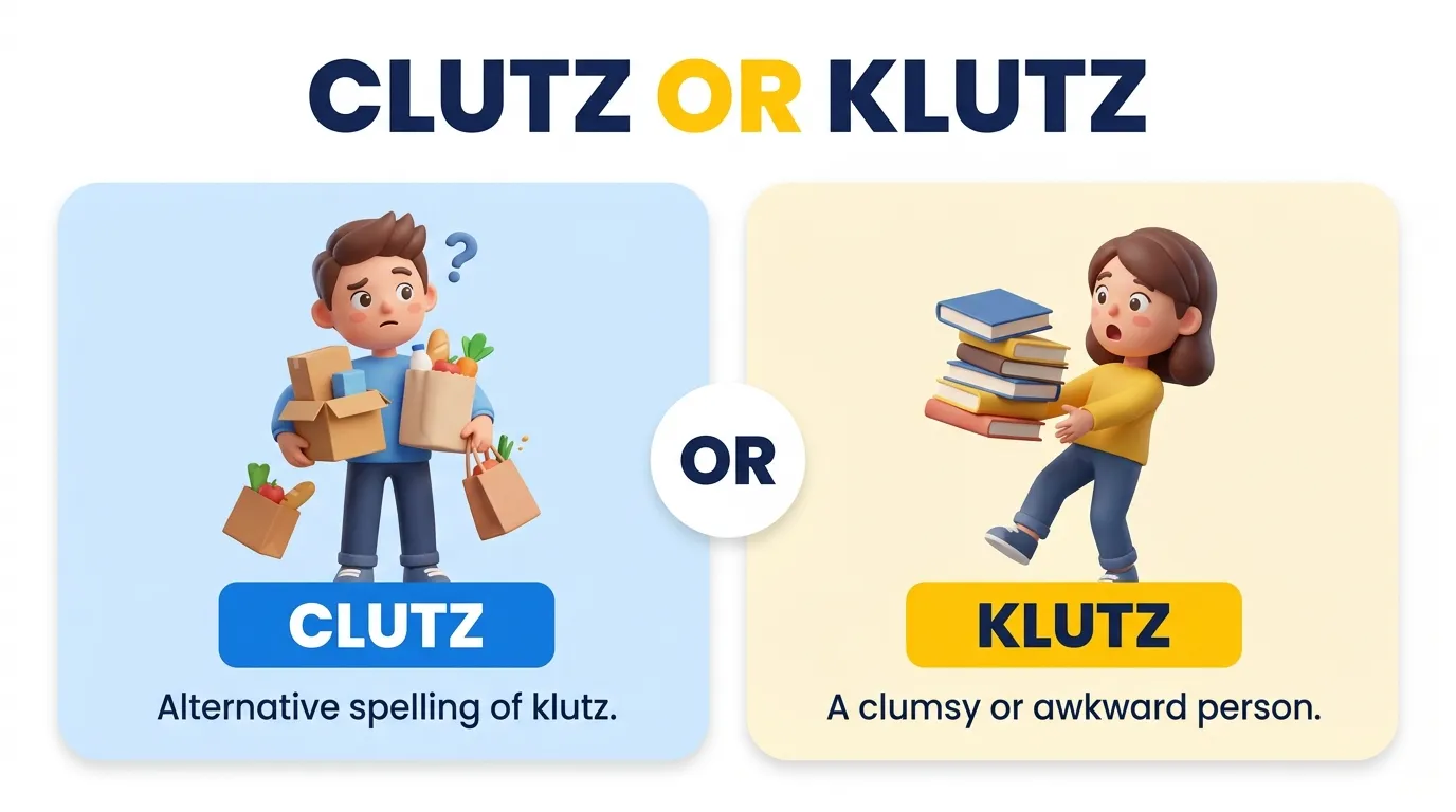clutz or klutz
