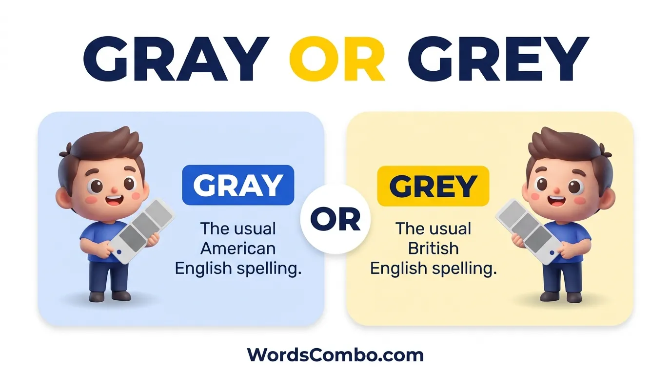 gray or grey