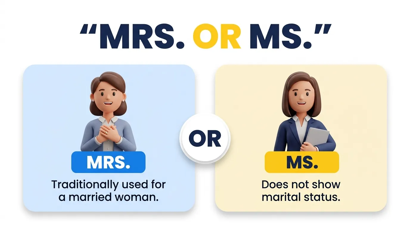 mrs or ms