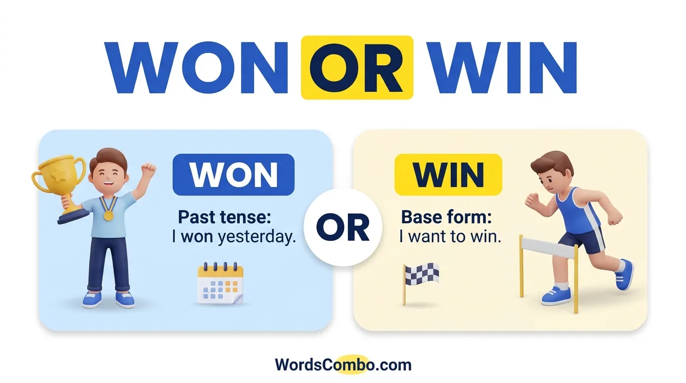 won or win